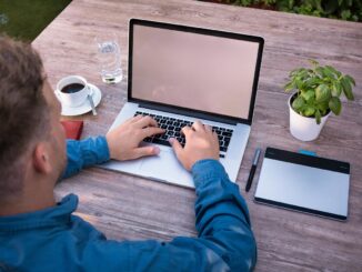 Man on Computer
