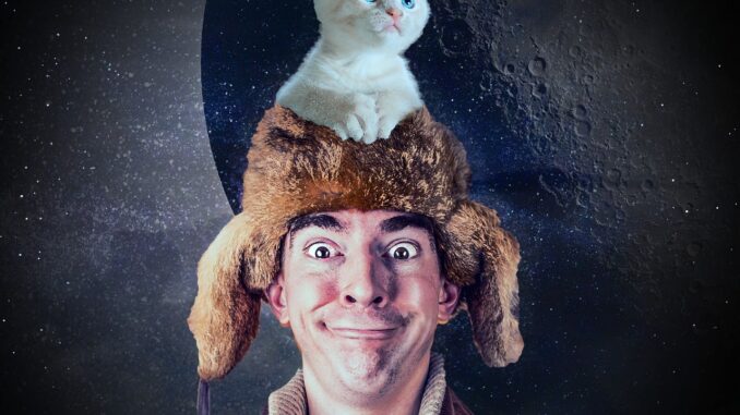 Man and Cat